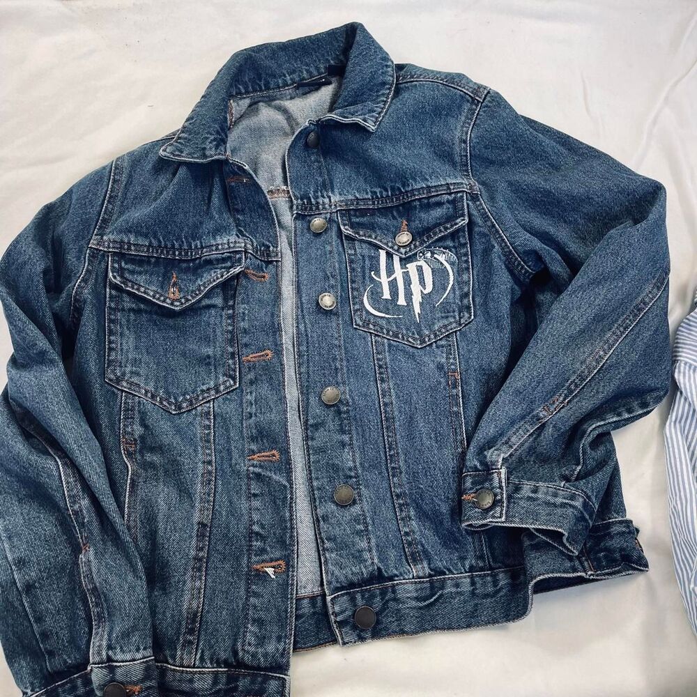 Harry-potter Women's Blue and Navy Jacket